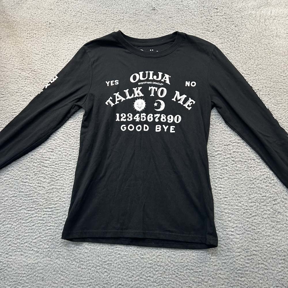 Ouija Board T-Shirt Womens Medium Graphic Tee Shirt Mystifying Spirit World Hasb